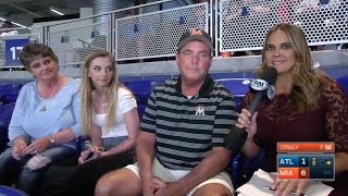 ATL@MIA: Riddle's family on J.T. getting called up