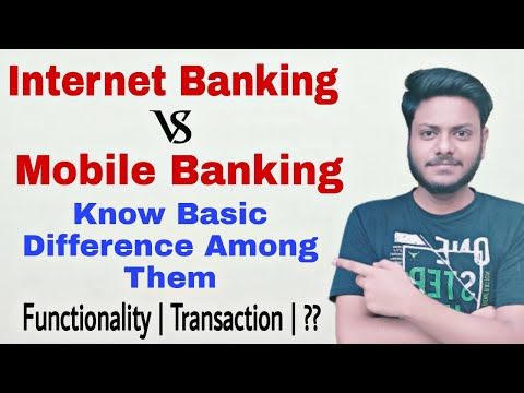 What is difference between mobile banking and phone banking?