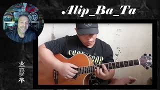 Alip_Ba_Ta - Wheel on A Bus - Sick Song - Baby Shark - Reaction with Rollen