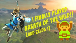 I Finally Played Breath of the Wild!! (And the original Zelda) #zelda #zeldabotw #tlozbotw #botw