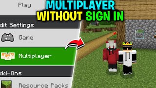 How To Play Multiplayer In Minecraft Without Sign In \\ Minecraft Pe 1.21+ Multiplayer \\ Mcpe Gamer