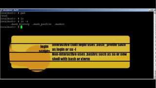 Learning CentOS Linux: .bashrc and .bash_profile differences