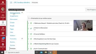 Basic Course Navigation in Canvas