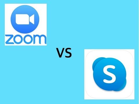 Zoom VS Skype - YouTube