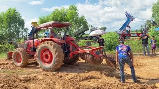 รถไถคูโบต้า KUBOTA ลากรถ รถหกล้อดั้มดิน Dump Truck  #งานบุญพนมดงรัก #สุรินทร์