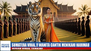 SUMATERA VIRAL.!! Pernikahan wanita cantik dengan seekor harimau