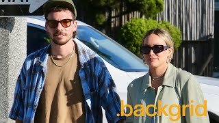 Hilary Duff and her husband take a romantic stroll in Beverly Hills,