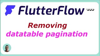 FlutterFlow removing datatable pagination