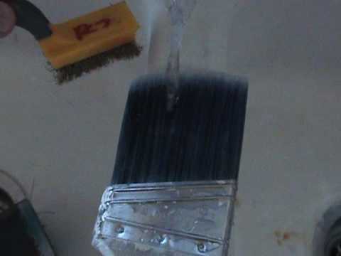 How to PROFESSIONALLY CLEAN PAINT BRUSHES after every use. How to PROFESSIONALLY CLEAN PAINT BRUSHES after every use.