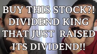 STOCK TO BUY?! | This Stock JUST ANNOUNCED A Dividend Increase | 66+ Years of Dividend Increases!