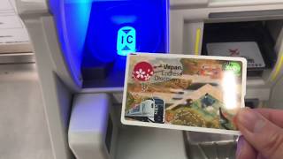 大阪モノレールの新型券売機でSuica \u0026 NEXを履歴印字（全国詳細印字）