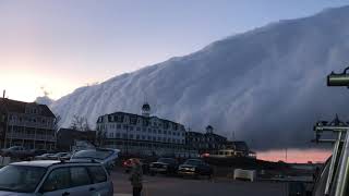 Waves of Rolling Clouds Approach Rhode Island