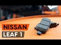 Hoe een remblokken achteraan vervangen op een NISSAN LEAF 1 (ZE0U) [AUTODOC-TUTORIAL]