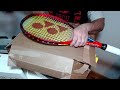 How to Stencil a Logo on your Tennis Strings / Yonex Vcore 98