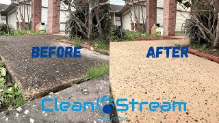 Satisfying Driveway Pressure Washing | Years of Dirt \u0026 Grime Removed!