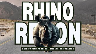 Tutorial in Rhino Recon | Property Owners by Location