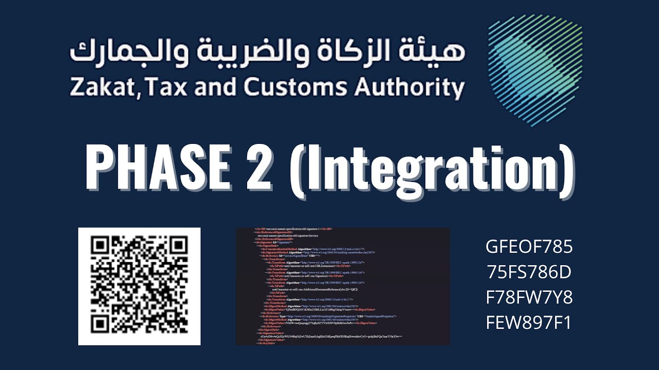 Zatca Phase 2 Integration E Invoicing Solution For Ksa Qr Code Ubl