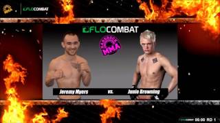 Hardrock MMA 84 Fight 14 Junie Browning vs Jeremy Myers 170 PRO