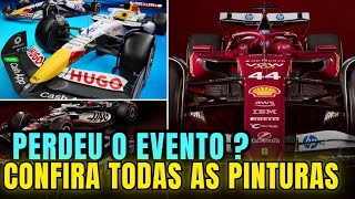 URGENTE: CONFIRA TODAS AS PINTURAS DO EVENTO DA FORMULA 1 | QUAL FICOU MAIS BONITA? | POINTF1