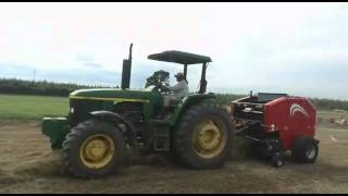 ROUND BALER RB 120 on the field