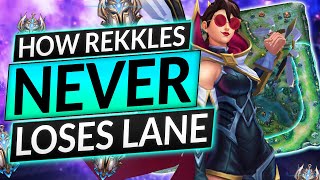 How to be a PERFECT ADC MAIN - Rekkless' PRO TIPS to NEVER LOSE LANE - LoL Guide
