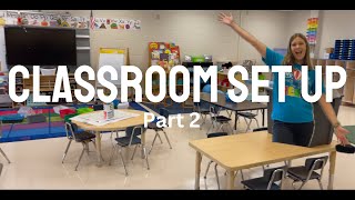 CLASSROOM SET UP PART 2: 2024-2025 Layout, Alphabet, Calendar, & More!