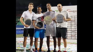 ATP Bengaluru Challenger Doubles Final - Raja/Ramanathan vs Paes/Ebden Highlights