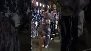 🎶💑白浜音頭①🌴板橋区緑が丘第二公園盆踊り2023🏮💐#Shorts🌸