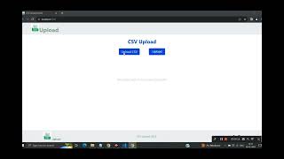 CSV upload Node js backend skill test