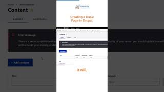 Creating a Basic Page in Drupal: A Step-by-Step Guide