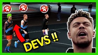 NBA 2K19 PARK WITH NBA PLAYER!! 2K DEVS PULLED UP ON US!!