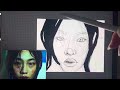 drawing digital portraits on procreate tips tutorial