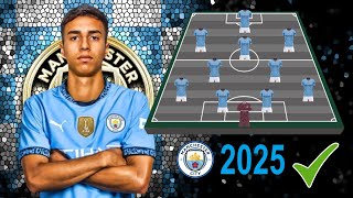 MANCHESTER CITY POTENTIAL LINEUP WITH VITOR REIS