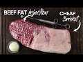 I injected BEEF FAT in a CHEAP Brisket, here's the results!