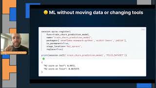 Allan Campopiano - Machine Learning in the Warehouse with Python | PyData Global 2022