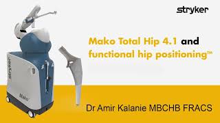 Direct Anterior Total Hip Replacement using MAKO Robotic technology by Dr Amir Kalanie