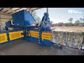 wastepac horizontal baler cm series