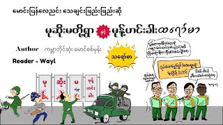 မုဆိုးမတို့ရွာနဲ့ မုန့်ဟင်းခါး ထရော်မာ #satires #cartoonentertainment