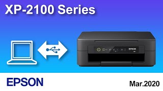 How to Connect a Printer and a Personal Computer Using USB Cable (Epson XP-2100) NPD6464