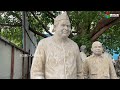 విగ్రహాల తయారీ విధానం.. idol preparation in vijayawada variety of statues fibre brass s cube