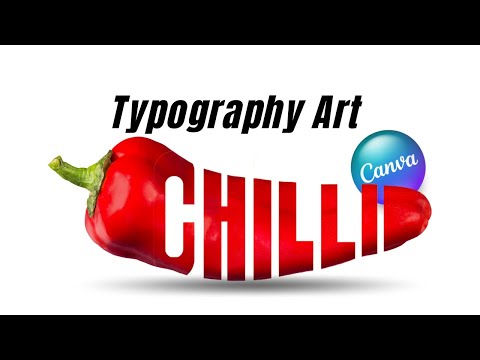 Canva Tutorial – Photo Manipulation in Canva Pro – Typography Art