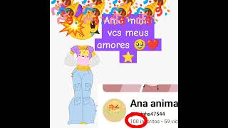 Batemos 100 inscritos 🎉🎉🎉🎉🎉🎉🥰