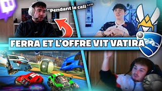 FERRA PARLE DE L'OFFRE VITALITY POUR VATIRA - Best of Rocket League FR #477 Réactions