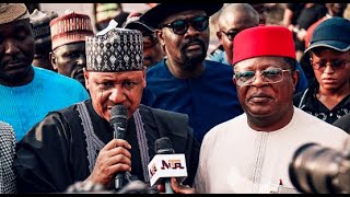 VIDEO: Umahi, Information Minister, Lawmakers Inspect Ongoing Abuja-Kaduna-Zaria-Kano Road Project