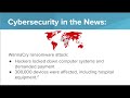 What is Cybersecurity?