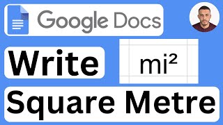 How to Type Square Metre (m²) in Google Docs - Easy to Follow