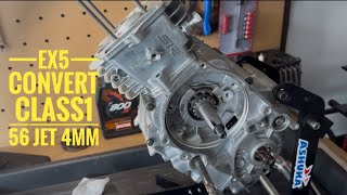 Ex5 dream convert class 1 !! Upgrade spec 56 jet 4mm !! (Pemasangan engine) PART 1 !!