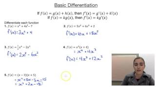 Basic Differentiation