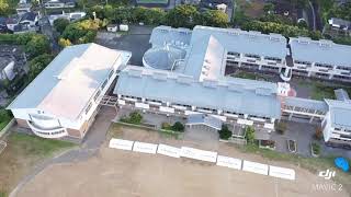 ドローン30秒動画集：種子島西之表市【赤尾木城跡(榕城小学校)】を空撮してみた。