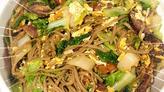 【Multi Sub】炒面 - 材料简单的炒荞麦面，美味极了！#recipe #chinesefood #炒麵 #noddlesrecipe #homemadecooking #荞麦面